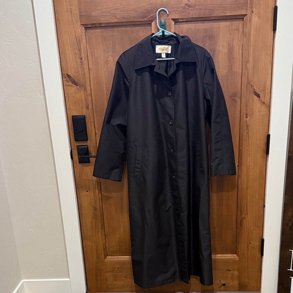 Talbots women’s Vintage Black Trench Coat